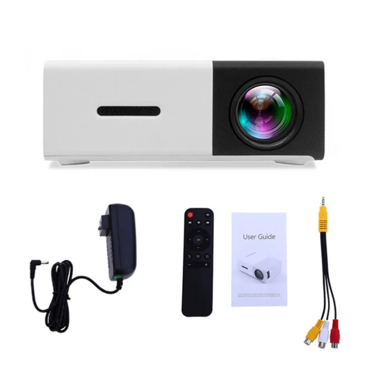 HXSJ Mini Projector YG300 Pro LED Supported 1080P Full HD Portable Beamer Audio HDMI USB Video Projector